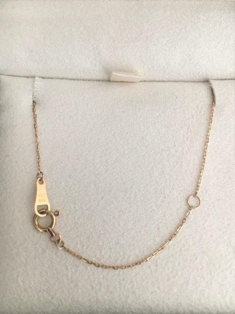 国内外の人気! 0.04ct K18YG ネックレス パヴェ ダイヤモンド