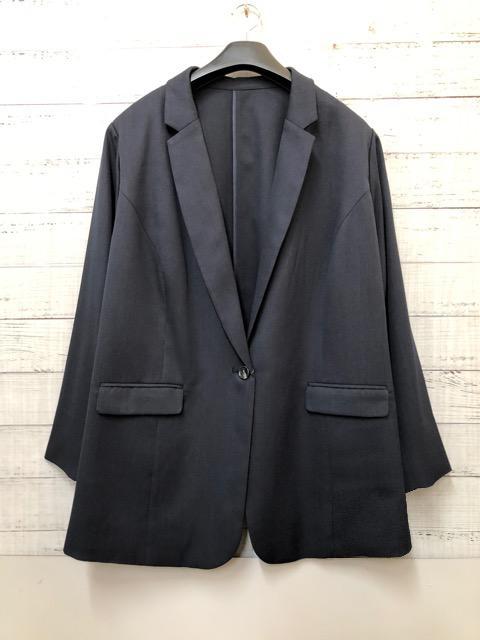 新品☆8L♪紺系♪薄手パンツスーツ3点setセットアップ春夏向き♪☆c407 ...