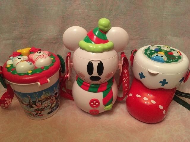 ディズニー ポップコーンバケット クリスマス 3点セット 新品 中古のオークション モバオク