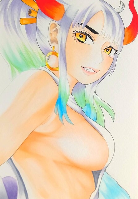 自作イラスト ワンピース ヤマト 新品 中古のオークション モバオク