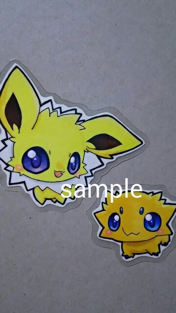 自作イラスト ポケモン ラミカ サンダース バチュル 新品 中古のオークション モバオク