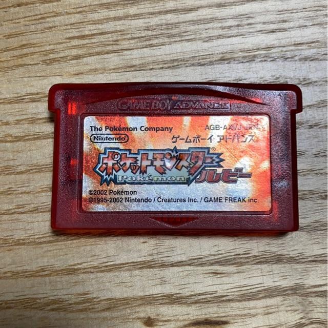 Gbアドバンスsp ポケットモンスタールビー 中古品 新品 中古のオークション モバオク