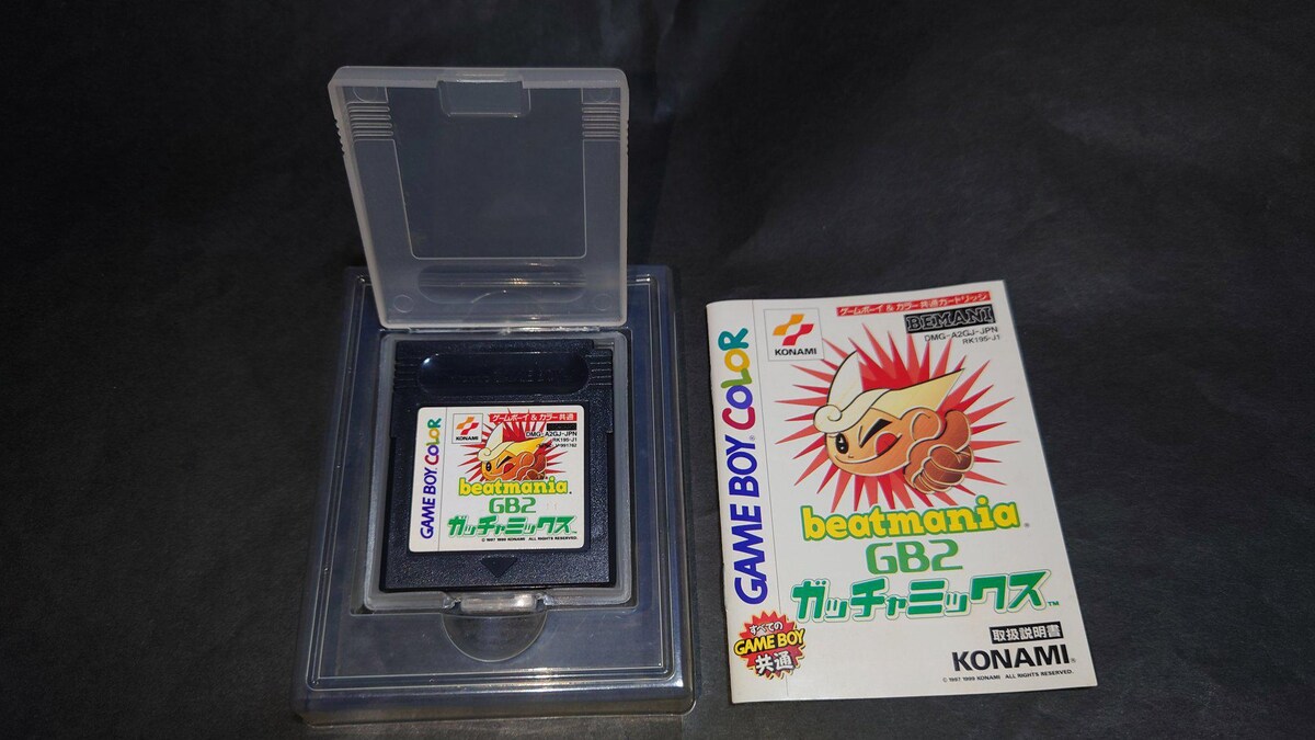 GBC ビートマニアGB2 ガッチャミックス / 箱・説明書付き ゲームボーイ