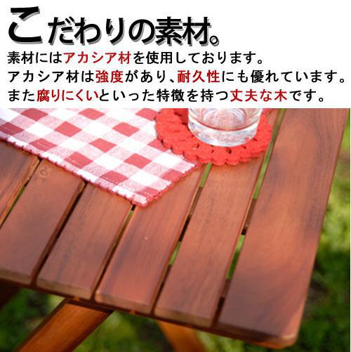 【持ち運びラクラク】折りたたみ テーブル チェア 3点セット　丸形 持ち運びラクラク】折りたたみ テーブル チェア 3点セット 丸形