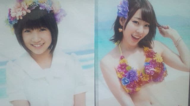 HKT48 朝長美桜 写真 生写真 通常盤 AKB さよならクロール 2種コンプ