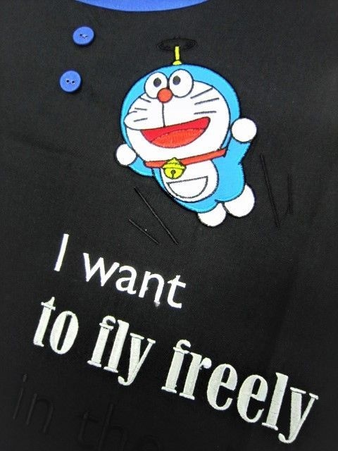 ドラえもん キャラクターエプロン バイカラー 保育士エプロン インテリア ライフ 新品 中古のオークション モバオク
