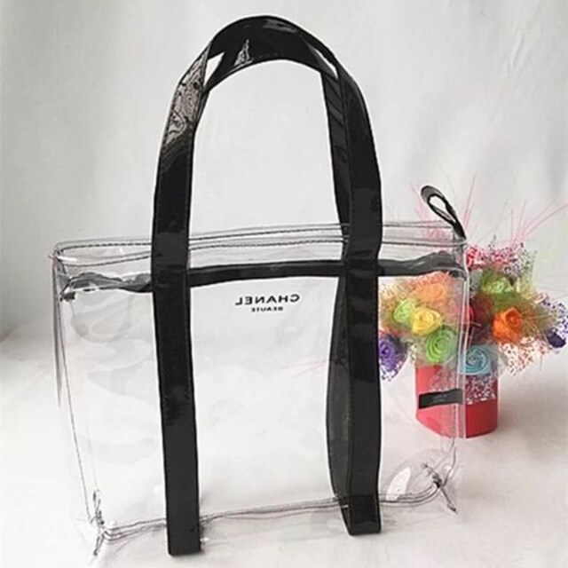 シャネル Beaute ファスナー付きビニールバッグ トートバッグ 新品 中古のオークション モバオク シャネル Beaute ファスナー付きビニールバッグ トートバッグ 新品 中古のオークション モバオク
