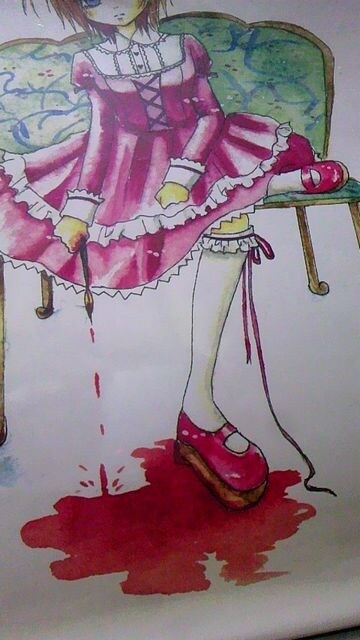 自作イラスト血だまり絵の具 新品 中古のオークション モバオク 自作イラスト血だまり絵の具 新品 中古のオークション モバオク