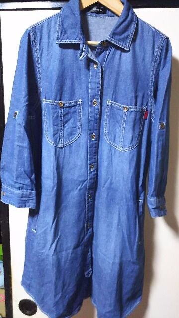 しまむらデニム七分袖シャツワンピースm 新品 中古のオークション モバオク しまむらデニム七分袖シャツワンピースm 新品 中古のオークション モバオク