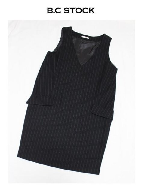 B C Stock Simplicite ピンストライプvネックジャンスカワンピース 新品 ベイクルーズ Baycrews 新品 中古のオークション モバオク B C Stock Simplicite ピンストライプvネックジャンスカワンピース 新品 ベイクルーズ Baycrews 新品 中古のオークション モバオク