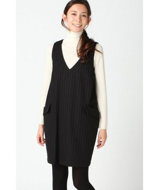 B C Stock Simplicite ピンストライプvネックジャンスカワンピース 新品 ベイクルーズ Baycrews 新品 中古のオークション モバオク B C Stock Simplicite ピンストライプvネックジャンスカワンピース 新品 ベイクルーズ Baycrews 新品 中古のオークション モバオク
