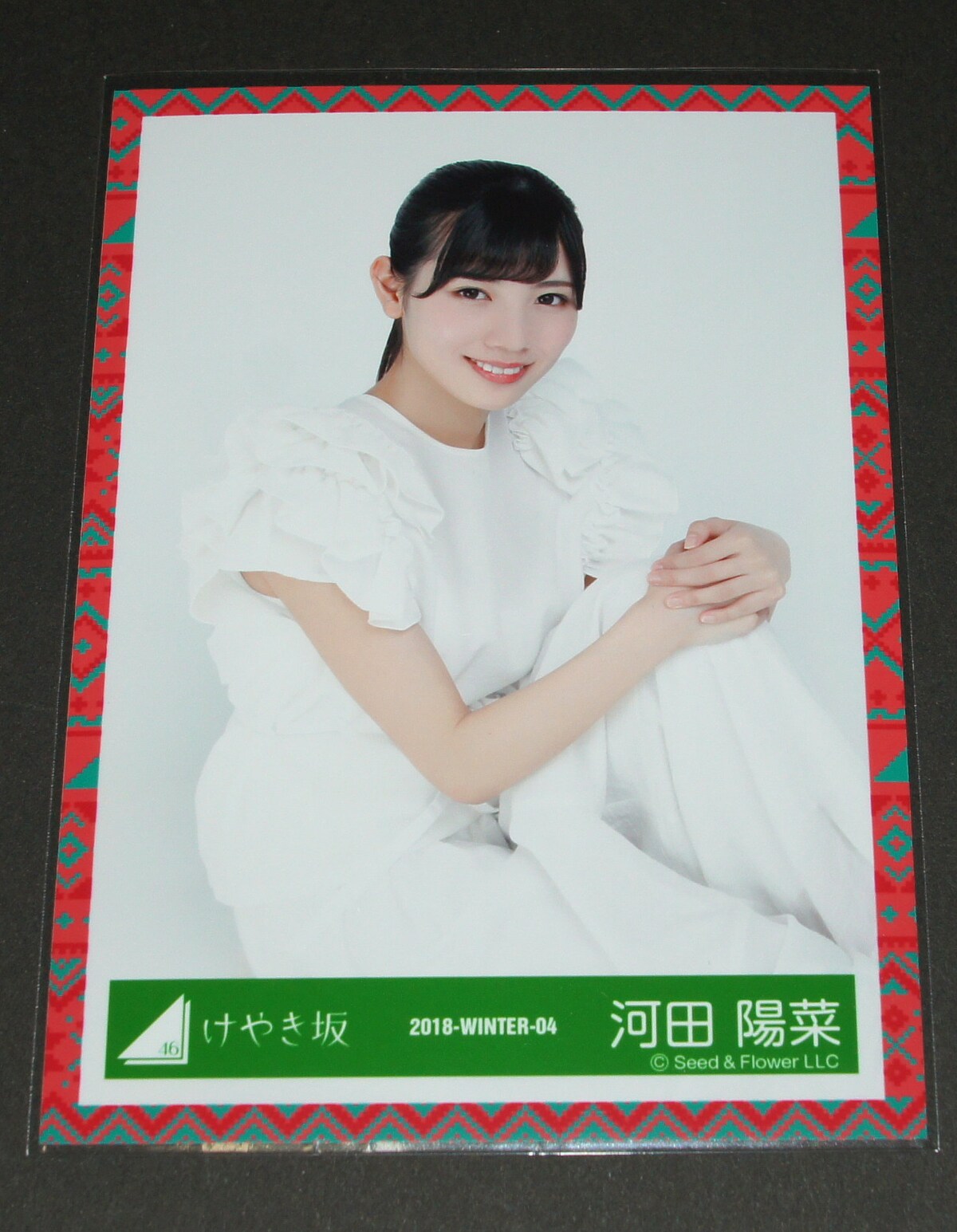 けやき坂46(日向坂46) 生写真1枚 河田陽菜 2018-WINTER | タレント 日本店舗 日向坂46(けやき坂46) 生写真 河田陽菜 アイドル