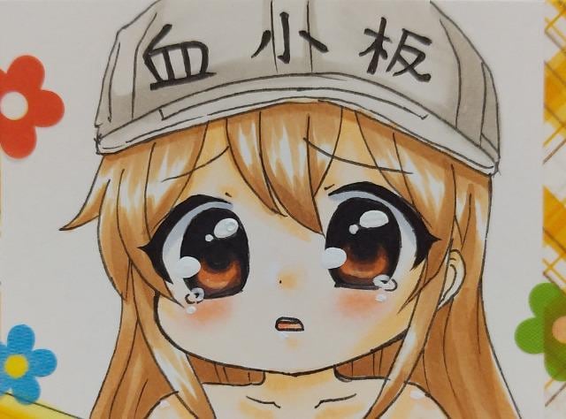 自作イラスト はたらく細胞 血小板ちゃん リーダーちゃん 新品 中古のオークション モバオク