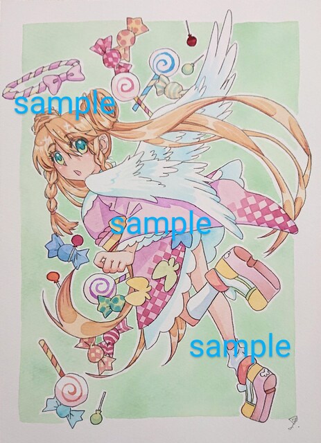 自作イラスト オリジナル 女の子 天使 スイーツ ツインテール アニメ コミック キャラクター 新品 中古のオークション モバオク 自作イラスト オリジナル 女の子 天使 スイーツ ツインテール アニメ コミック キャラクター 新品 中古のオークション モバオク