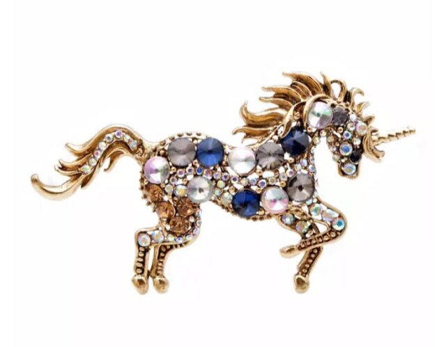 超特価スタート 馬デザイン ゴージャスブローチ 送料140円 新品 中古のオークション モバオク