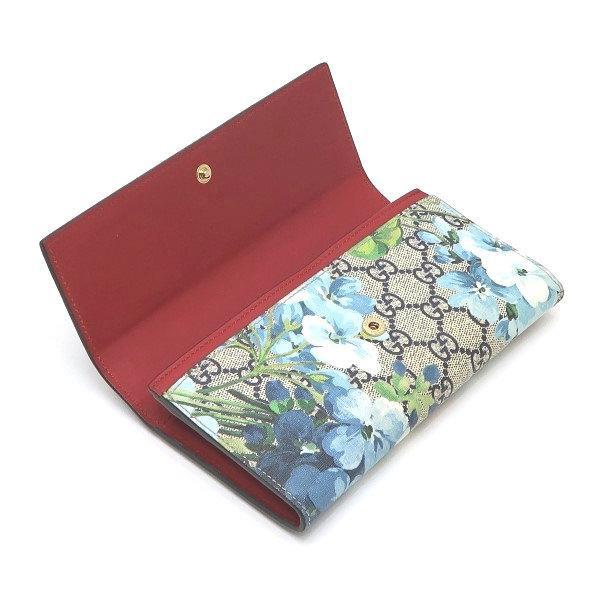 ◇ 本物 美品 ◇ GUCCI グッチ GGブルームス 長財布 GGスプリーム ...