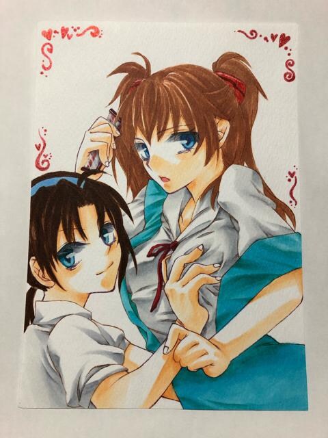 自作イラスト 百合 エヴァンゲリオン マリ アスカ アニメ コミック キャラクター 新品 中古のオークション モバオク No 自作イラスト 百合 エヴァンゲリオン マリ アスカ アニメ コミック キャラクター 新品 中古のオークション モバオク No