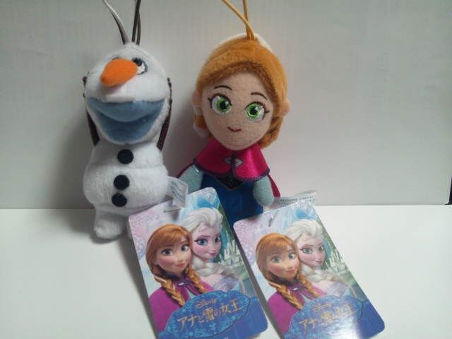 アナと雪の女王マスコット新品アナ オラフ雪だるまsegaゴムひもストラップ 新品 中古のオークション モバオク