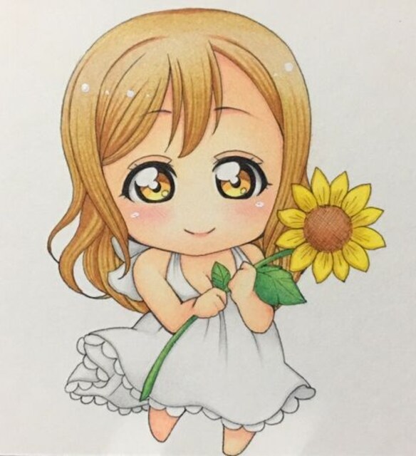 自作イラスト ラブライブサンシャイン 国木田花丸 ちびキャラ 新品 中古のオークション モバオク 自作イラスト ラブライブサンシャイン 国木田花丸 ちびキャラ 新品 中古のオークション モバオク