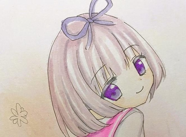 自作イラスト 女の子 セーラー服 セミロング アニメ コミック キャラクター 新品 中古のオークション モバオク No