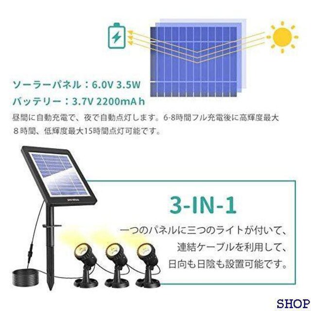 人気 インテリア Pendoo ガーデンライト ソーラー スポットライト 防 品 自動点灯 消灯 太陽光 Led ライト 285 インテリア ライフ 新品 中古のオークション モバオク