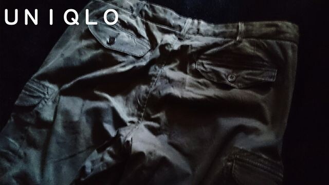 Uniqlo Washed ストレッチスリムストレートカーゴパンツ W Olive 迷彩柄 ユニクロ Uniqlo 新品 中古のオークション モバオク No