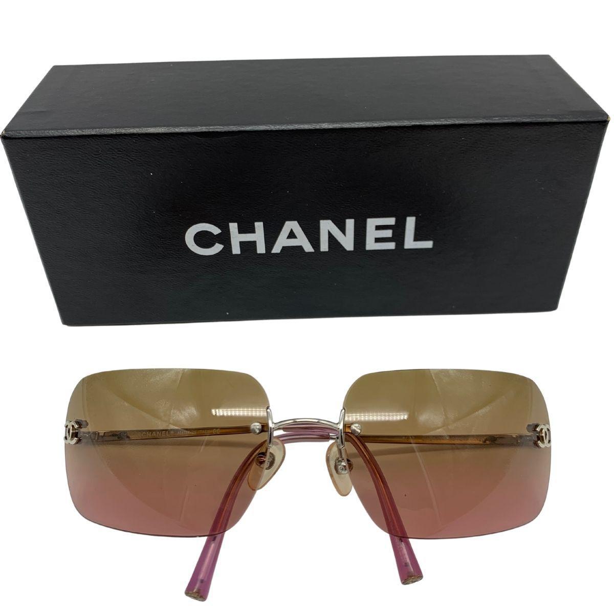 CHANEL シャネル サングラス レディース メンズ ココマーク縁なし K10 CHANEL シャネル サングラス レディース メンズ ココマーク縁なし K10
