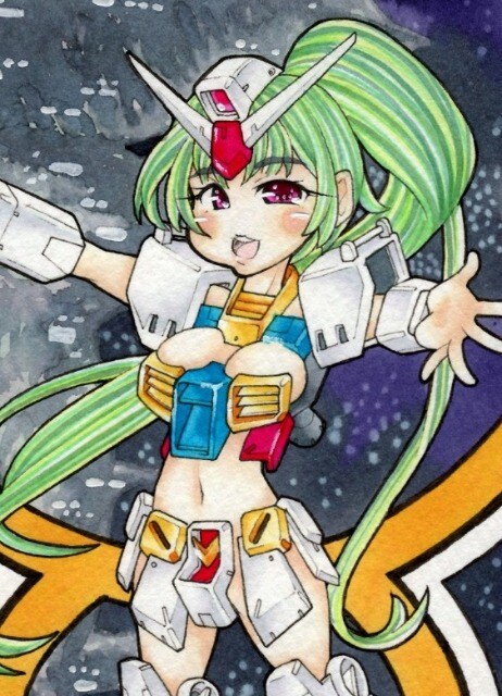自作イラスト ガンダム Ms少女 可愛い アバオアクー 宇宙 新品 中古のオークション モバオク 自作イラスト ガンダム Ms少女 可愛い アバオアクー 宇宙 新品 中古のオークション モバオク