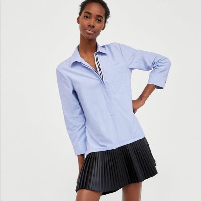 Zara ストライプ 切り替え ワンピース ブリーツスカート M ザラ Zara 新品 中古のオークション モバオク No Zara ストライプ 切り替え ワンピース ブリーツスカート M ザラ Zara 新品 中古のオークション モバオク No