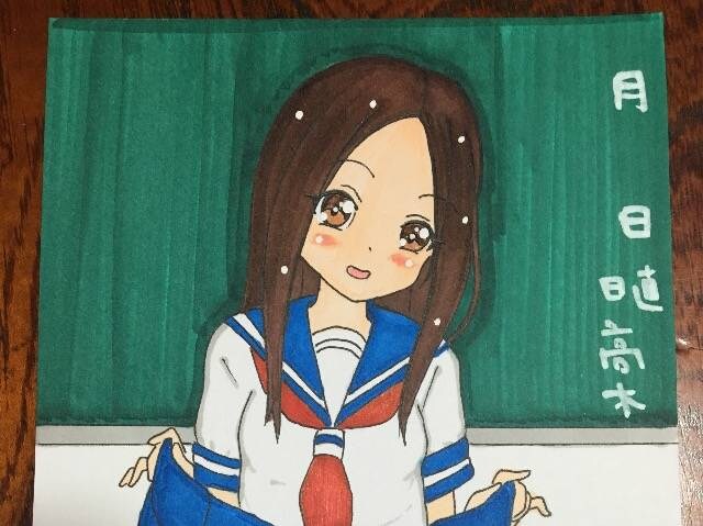 自作イラスト からかい上手の高木さん たくし上げ パンチラ 新品 中古のオークション モバオク