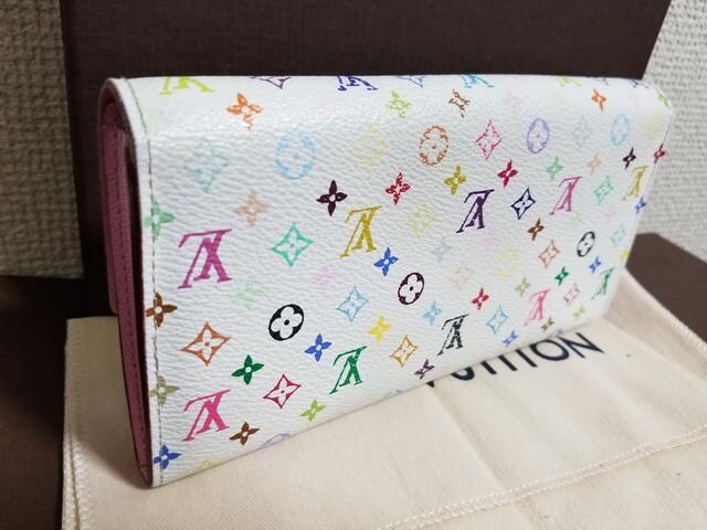 鑑定済み ルイヴィトン マルチカラー 長財布 ピンク 美品 新品 中古のオークション モバオク 鑑定済み ルイヴィトン マルチカラー 長財布 ピンク 美品 新品 中古のオークション モバオク
