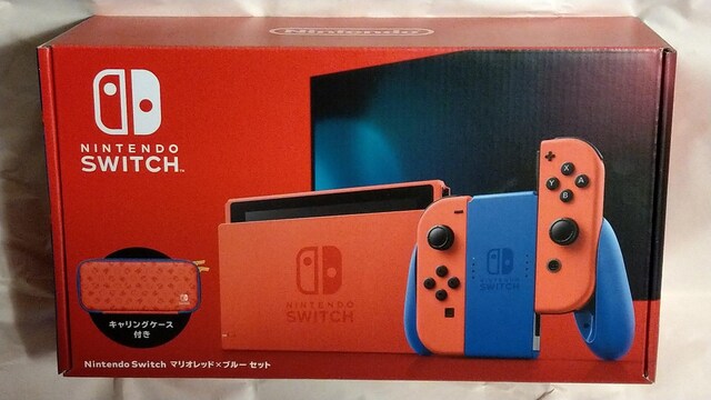 新品未開封 任天堂 Nintendo Switch マリオレッド ブルー ゲーム本体 ソフト 新品 中古のオークション モバオク No