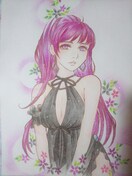女の子 後ろ姿 イラストのオークション モバオク 女の子 後ろ姿 イラストのオークション モバオク