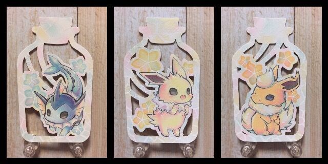 ポケモン シャワーズ サンダース ブースター 自作イラスト 新品 中古のオークション モバオク