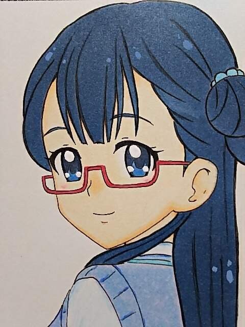 自作イラスト Hugっとプリキュア薬師寺さあや 制服 メガネ 新品 中古のオークション モバオク