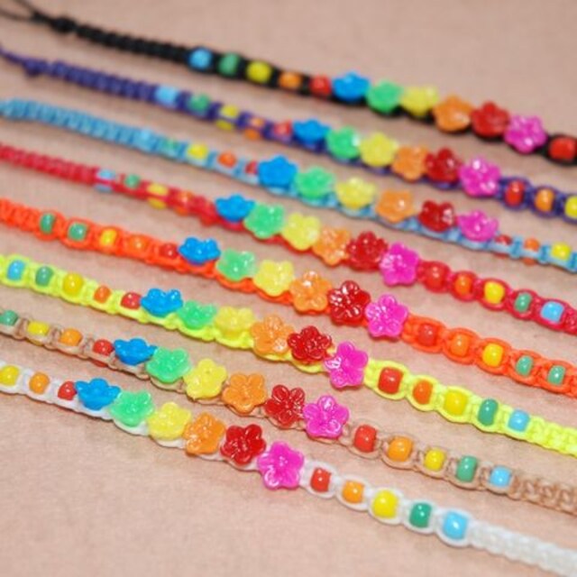 ビーズミサンガ8本セット お花のミサンガ 新品 l82 女性アクセサリー 時計 新品 中古のオークション モバオク ビーズミサンガ8本セット お花のミサンガ 新品 l82 女性アクセサリー 時計 新品 中古のオークション モバオク