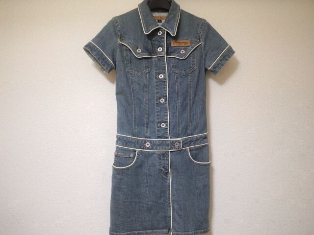 Tommy Jeans デニムワンピース トミーヒルフィガー ブルー インディゴ カジュアルコーデ 新品 中古のオークション モバオク