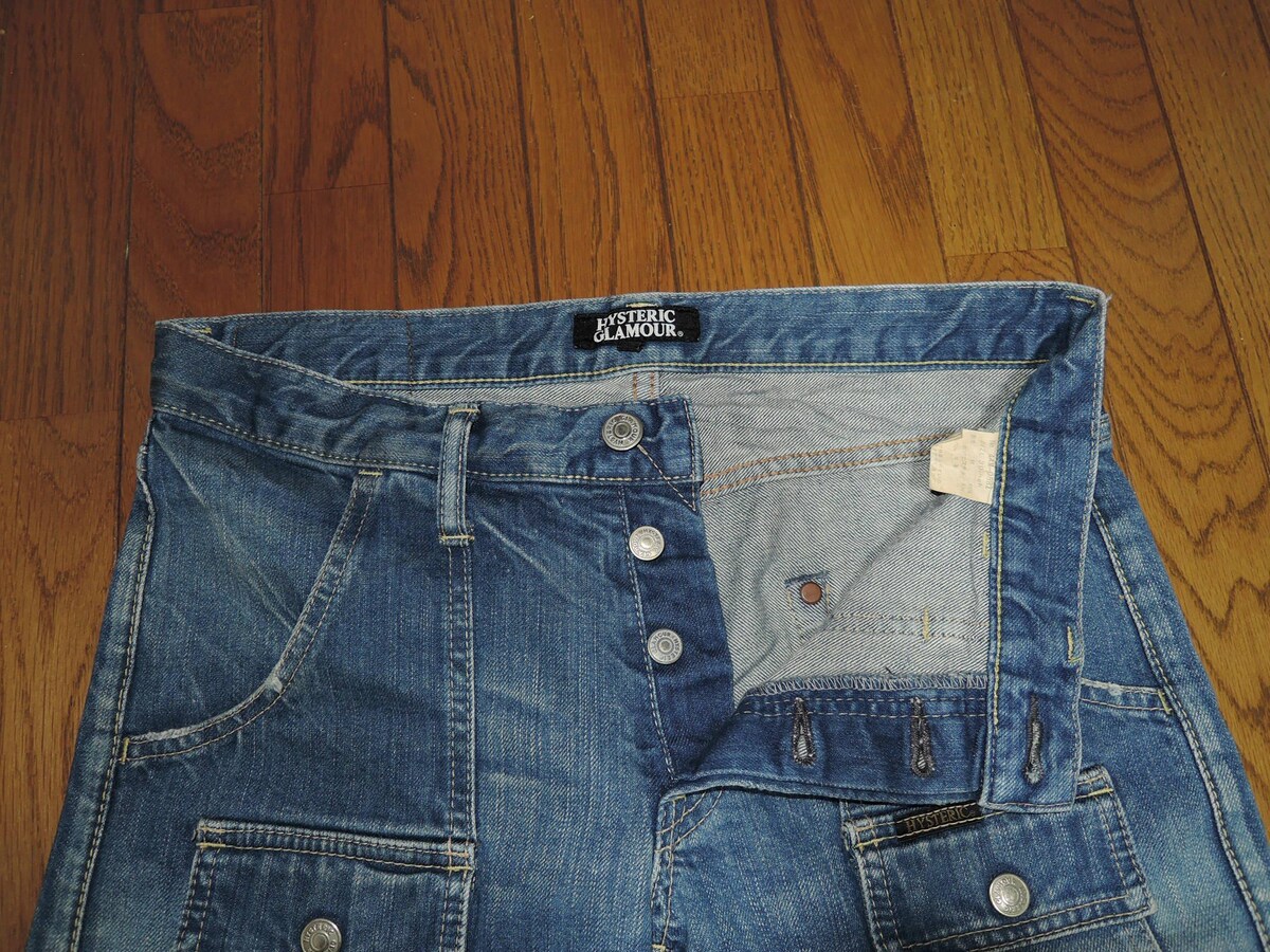 HYSTERIC GLAMOUR ヒステリックグラマー ブッシュ デニム ショーツ 30
