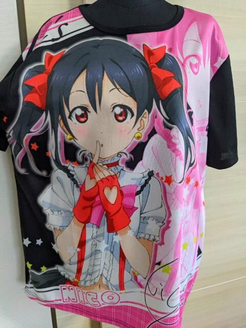 ラブライブ 矢澤にこ Tシャツ メッシュ素材 Lサイズ 非売品 レア アニメ コミック キャラクター 新品 中古のオークション モバオク