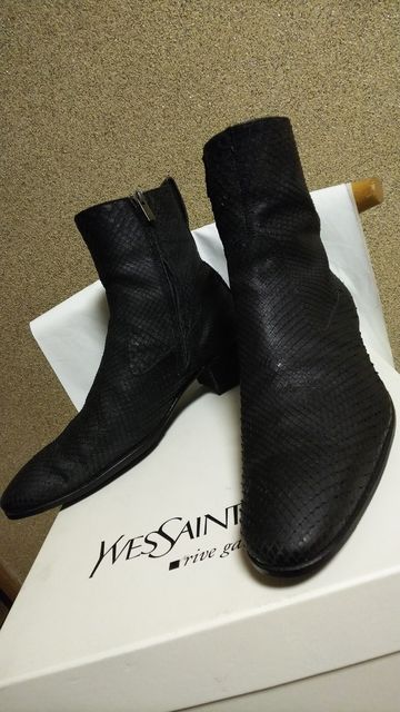 正規限定 YvesSaintLaurentイヴサンローランYSL パイソンザブリスキー 正規限定 YvesSaintLaurentイヴサンローランYSL パイソンザブリスキー