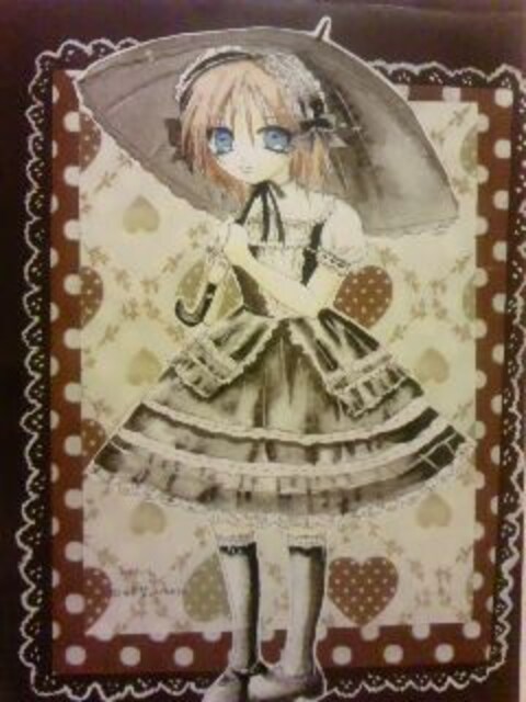 オリジナル自作イラストゴスロリ女の子2枚セット 新品 中古のオークション モバオク オリジナル自作イラストゴスロリ女の子2枚セット 新品 中古のオークション モバオク
