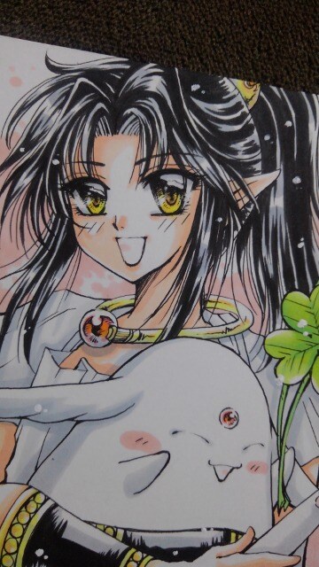 自作イラスト 聖伝 阿修羅とモコナ 明るく元気 アニメ コミック キャラクター 新品 中古のオークション モバオク No 自作イラスト 聖伝 阿修羅とモコナ 明るく元気 アニメ コミック キャラクター 新品 中古のオークション モバオク No