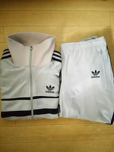 希少USA製 adidas ヴィンテージ ジャージ パンツ セットアップ M