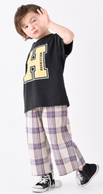 チャオパニックティピー 綿麻bigパンツ 110cm キッズ ベビー 新品 中古のオークション モバオク