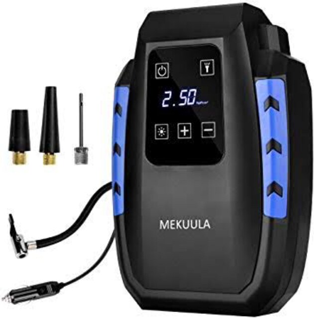 Mekuula エアコンプレッサー 車用空気入れ電動式 シガーソケッ 新品 中古のオークション モバオク