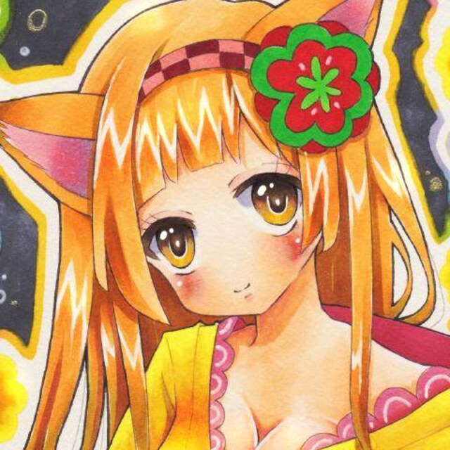 自作イラスト オリジナル 和メイド 狐さん 女の子 新品 中古のオークション モバオク 自作イラスト オリジナル 和メイド 狐さん 女の子 新品 中古のオークション モバオク