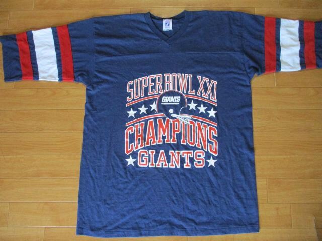 ヴィンテージ Nfl Ny ジャイアンツ アメフト Tシャツ Xl 男性ファッション 新品 中古のオークション モバオク