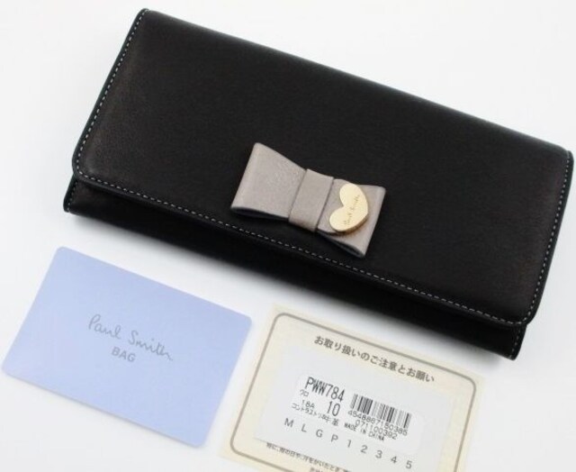 雑誌掲載 新品 ポールスミス Paul Smith 長財布 黒 1nw ポールスミス Paul Smith 新品 中古のオークション モバオク