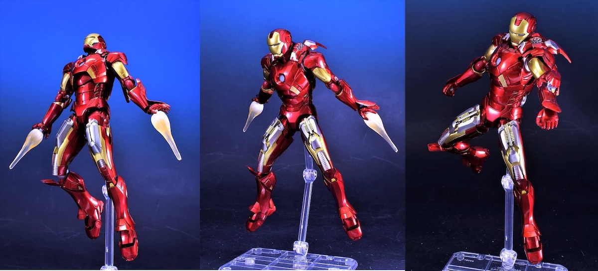 首改造 figma EX-018 アイアンマン マーク７ フルスペックver 首改造 figma EX-018 アイアンマン マーク7 フルスペックver