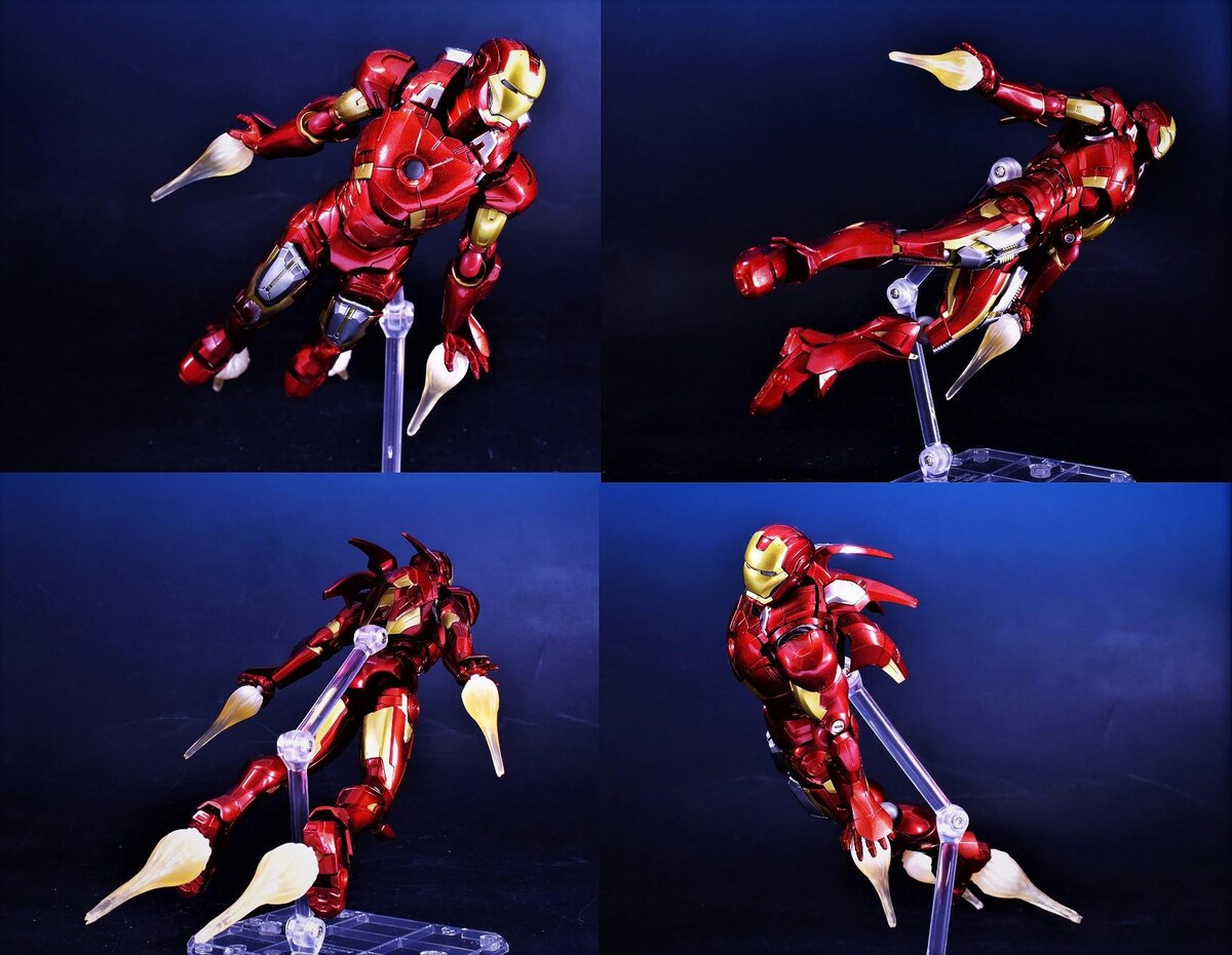首改造 figma EX-018 アイアンマン マーク７ フルスペックver 首改造 figma EX-018 アイアンマン マーク7 フルスペックver